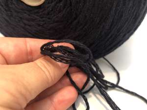 Super geelong - virgin wool, mørk marine - 100 gr.
